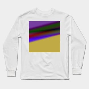 BLUE YELLOW PURPLE TEXTURE ART Long Sleeve T-Shirt